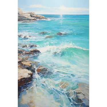 Sea Landscape Oil Canvas